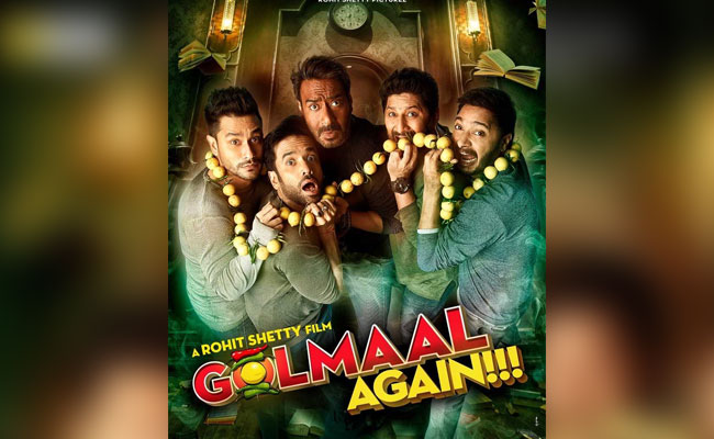 Golmaal Again के पोस्टर रिलीज, डराते हुए हंसाने की तैयारी में हैं रोहित शेट्टी