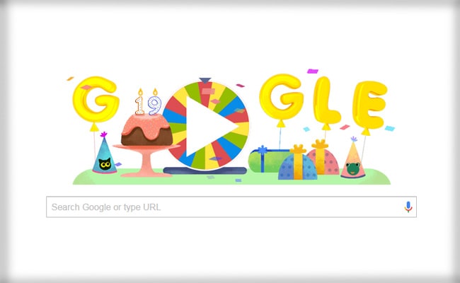 Google Birthday Surprise Spinner On The Search Engine's 19th Birthday.  Here's How To Play