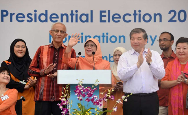 Singapore Gets First Female President Without A Vote