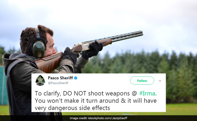 'Don't Shoot At Irma' Warns Florida Police After Facebook Event Goes Viral