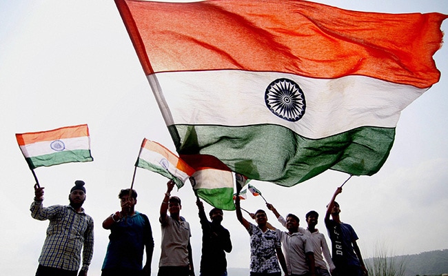 indian tricolor on independence day