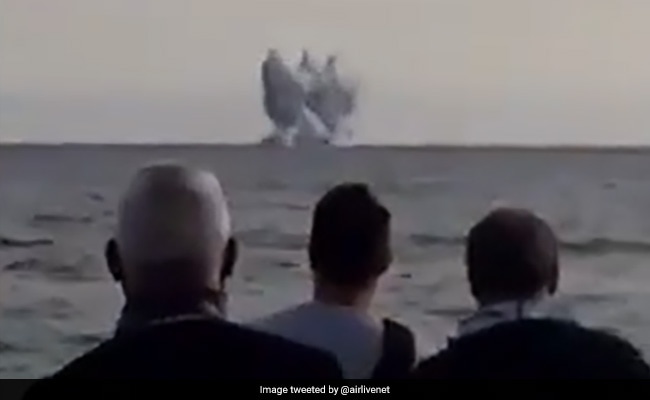 Plane Performs Dive At Air Show, Crashes Into Sea As Thousands Watch