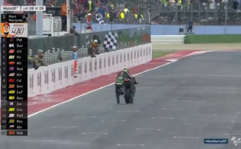 MotoGP 2017: Zarco Pushed His Bike Across The Chequered Flag In A Heroic Finish