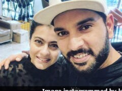 Selfie Time: When Kajol Met Yuvraj Singh
