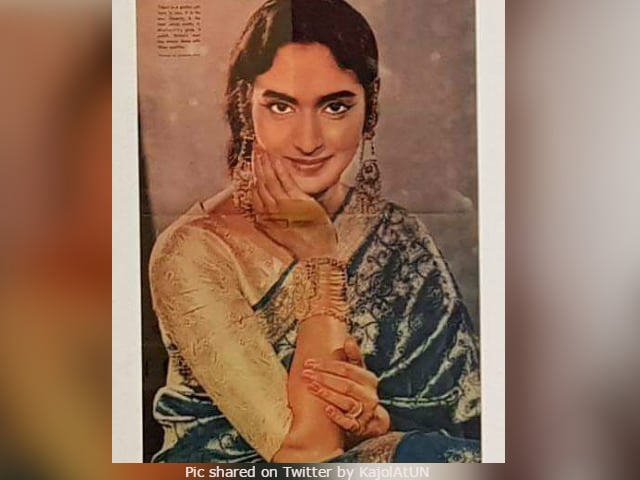 Actress Pragati Aunty Letesht Xxx - Kajol Delights With Throwback Pic Of Aunt Nutan