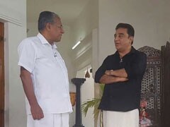 'Not Saffron', Says Kamal Haasan After Lunch With Kerala Chief Minister