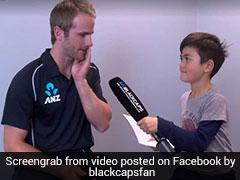 Watch: New Zealand Captain Kane Williamson Stumped By Seven-Year-Old's Questions
