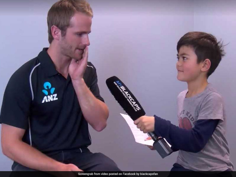 Watch: New Zealand Captain Kane Williamson Stumped By Seven-Year-Old's Questions