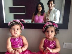 Karanvir Bohra's Twins Were The Stars At This Family Wedding. See Cute Pics