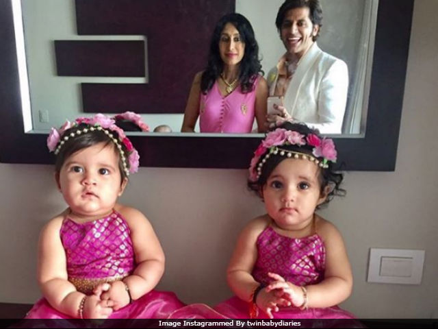 Karanvir Bohra's Twins Were The Stars At This Family Wedding. See Cute Pics