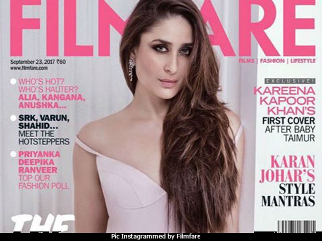 Kareena Kapoor Sexy Hd Videos Xxx - Kareena Kapoor Khan Covers September In Candy Pink. Her First Since  Taimur's Birth