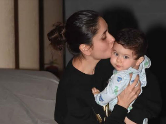 Trending (Again): Kareena Kapoor Gives Baby Taimur A Kiss And Cuddle