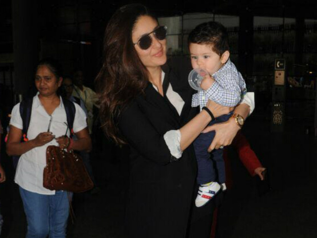 Kareena Kapoor Khan Flies Home From <I>Veere Di Wedding</i> Shoot With Baby Taimur. See Pics