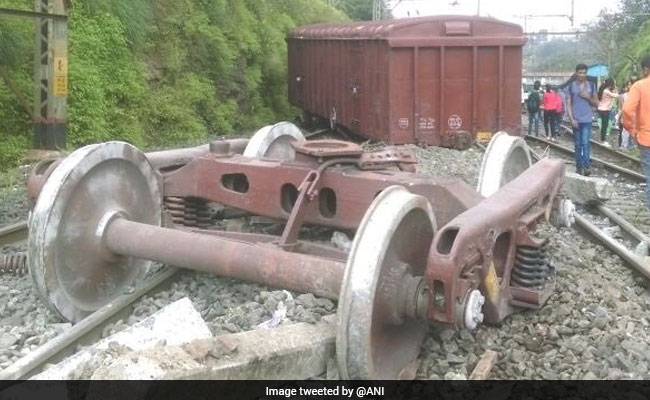 Goods Train Derails In Khandala; 3rd Train Accident In A Day