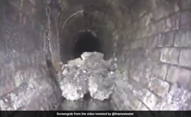 A 'Fatberg' Clogging A London Sewer Is Longer Than Two Football Fields And Weighs More Than 10 Buses