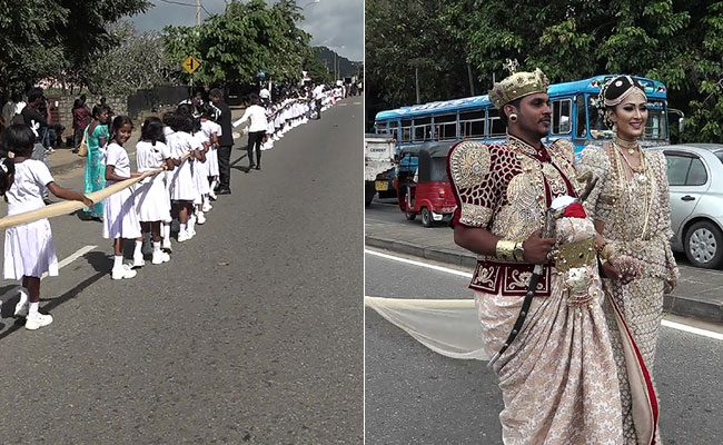 Couple Used 250 Students To Carry 'Longest Saree', Under Investigation Now