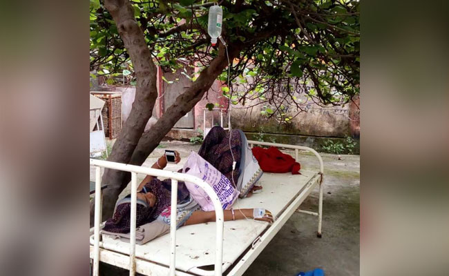 No Space Inside, Madhya Pradesh Hospital Treats Pregnant Woman Under Tree