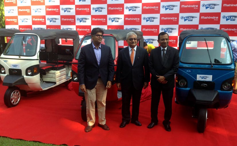 Mahindra alfa deals electric auto price