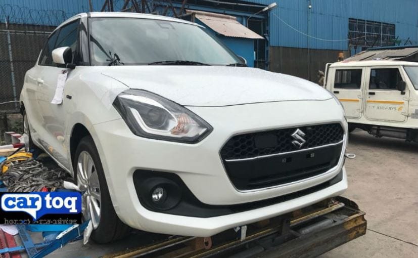 maruti suzuki swift hybrid spied