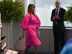 Trump Defends Melania For Wearing Stilettos To Hurricane Area