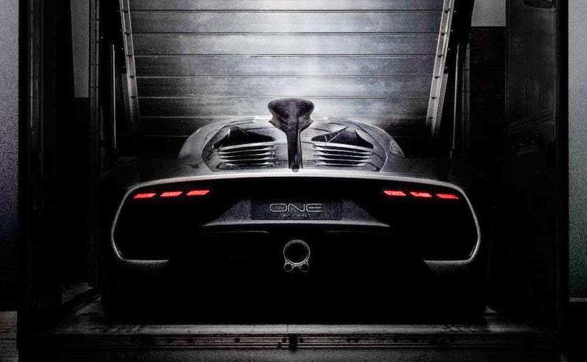 mercedes amg project one teaser rear