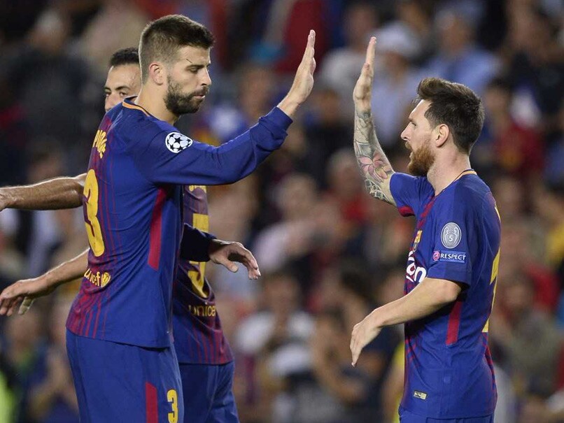 Lionel Messi Inspires Barcelona, PSG Win Champions League Opener