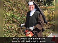 Chainsaw-Wielding Nun Joins Relief Work In Hurricane Irma-Hit Florida