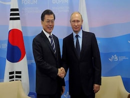 South Korea's Moon Jae-in Discusses North Korea Crisis With Vladimir Putin South Korea's Moon Jae-in Discusses North Korea Crisis With Vladimir Putin