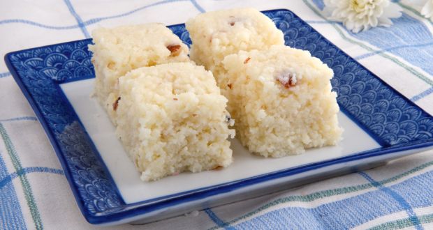 Watch: Healthy, Gluten-Free Coconut Almond Barfi Recipe For Your Sugar Cravings
