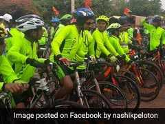 Nashik Cyclists Eye 'Longest Single Line Of Moving Bicycles' World Record