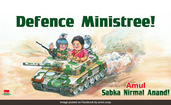 Amul's Tribute To Nirmala Sitharaman, Now In Charge Of Defence 'Ministree'