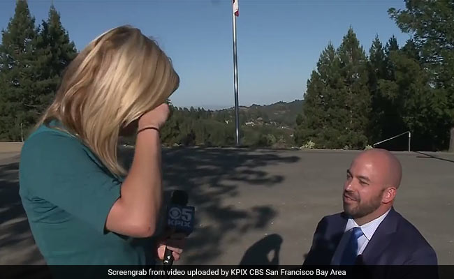 Watch: TV Reporter Surprised With On-Camera Marriage Proposal