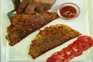 Paneer Besan Chilla Paneer Besan Chilla