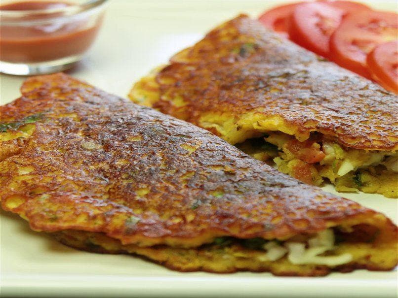Paneer Besan Chilla Recipe NDTV Food