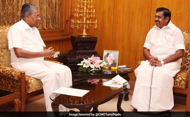 Pinarayi Vijayan Meets K Palaniswami, Vow To Resolve Water Dispute