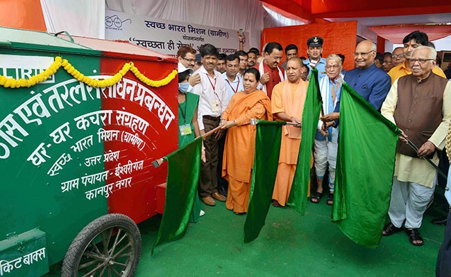 President Launches 'Swachhta Hi Seva' Sanitation Campaign