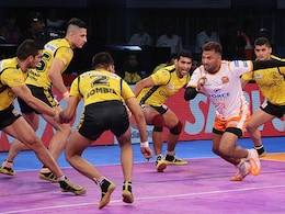 Pro Kabaddi League: Puneri Paltan Beat Telugu Titans 42-37 Pro Kabaddi League: Puneri Paltan Beat Telugu Titans 42-37