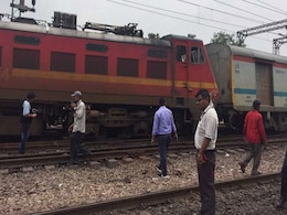 Coach, Engine Of Rajdhani Express Derail In Delhi, No Injuries Reported Coach, Engine Of Rajdhani Express Derail In Delhi, No Injuries Reported