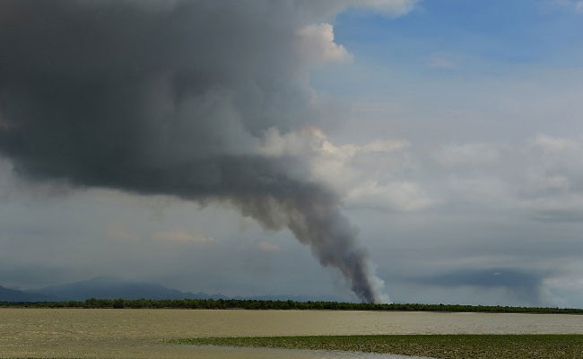 Fires Rage In Rakhine State As Myanmar Army Blames Rohingya For Mosque Blast