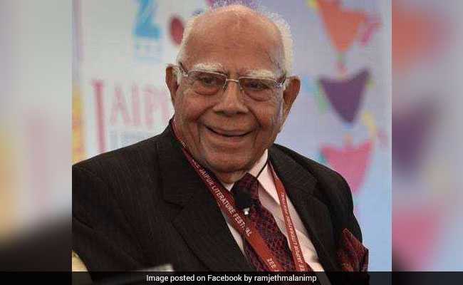 Fight Between BJP, Ram Jethmalani Ends As Court Disposes Of Suit