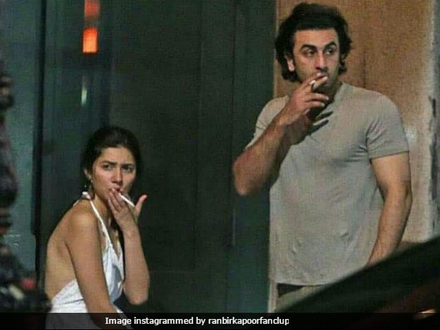 Image result for ranbir kapoor mahira photo