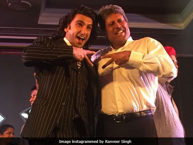 A Pic Of Kapil Dev With His '83 Squad. Heroes, All. Oh, And Ranveer Singh