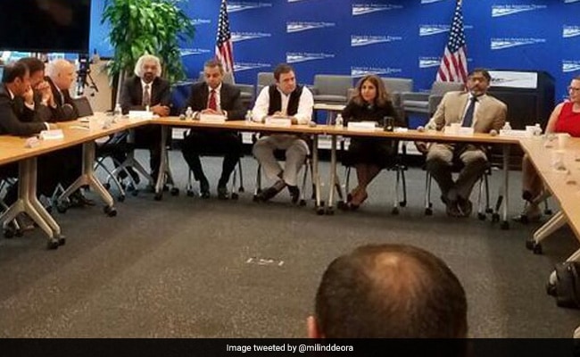 Rahul Gandhi, On US Visit, Says Intolerance, Jobs Are India's Key Issues