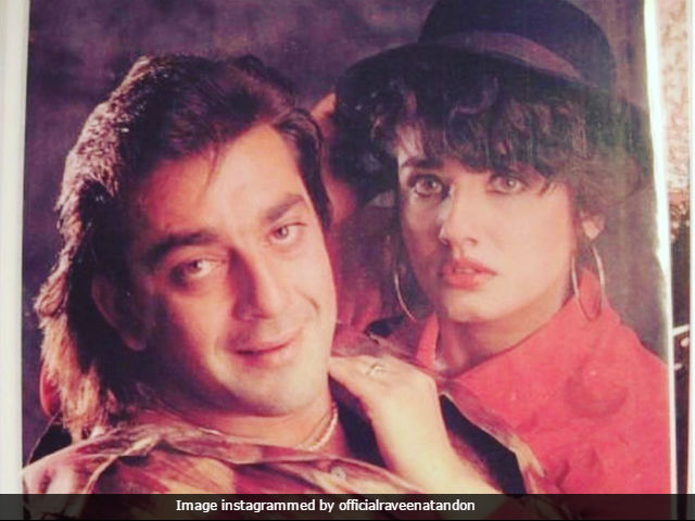 Raveena Tandon Shares Throwback Pic With 'Favourite Actor' Sanjay Dutt