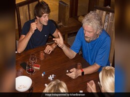 Richard Branson Rode Out Hurricane On Private Island - In Wine Cellar Richard Branson Rode Out Hurricane On Private Island - In Wine Cellar