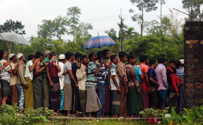 Trapped By Landmines And A Creek, Rohingya Languish In No-Man's Land