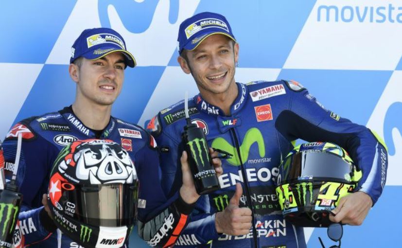 MotoGP 2017: Rossi To Start Third At Aragon GP As Vinales Takes Pole ...