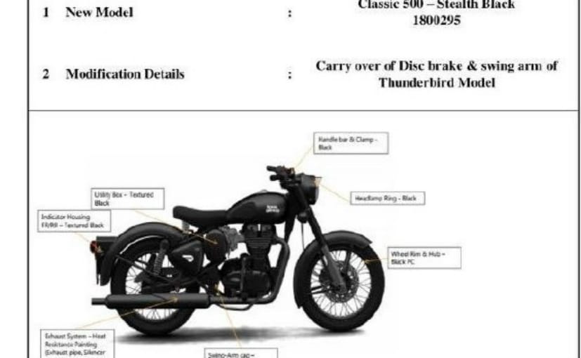 royal enfield classic 350 update