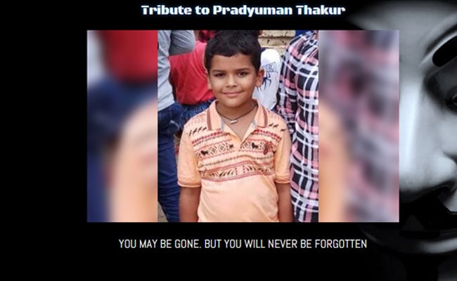 As 'Tribute' To Pradyuman Thakur, Hackers Take Down Ryan School Websites
