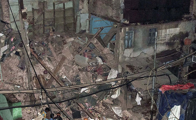 Building Collapse In North Delhi's Sadar Bazar